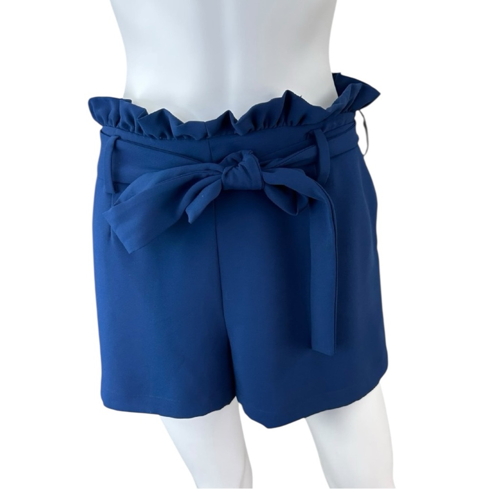 AMANDA UPRICHARD Blue Wyatt Paperbag Size S D0165